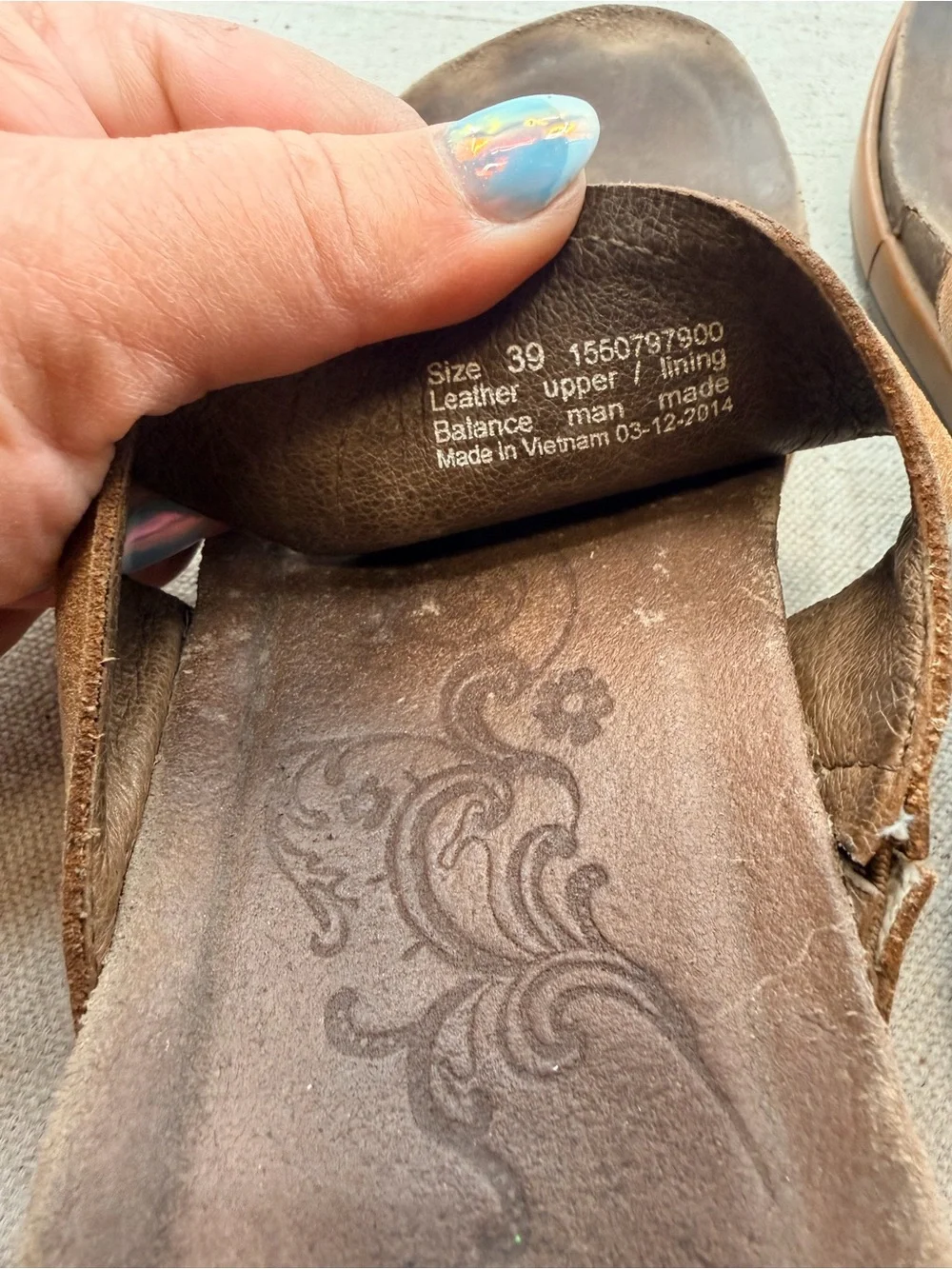 Dansko Brown Leather Women's Sandals Size 39